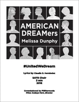 #UnitedWeDream SATB choral sheet music cover